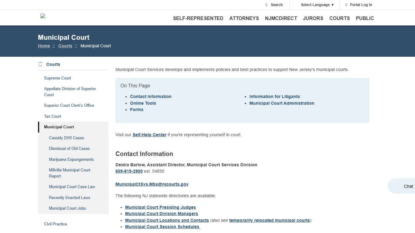 Municipal Court | NJ Courts